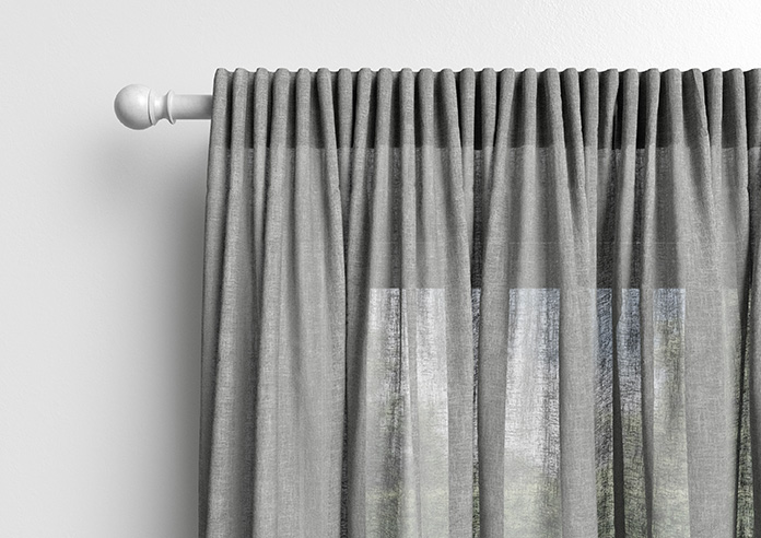 Kalahari Voile, Cool Grey - Made to Measure Curtains - Image 10